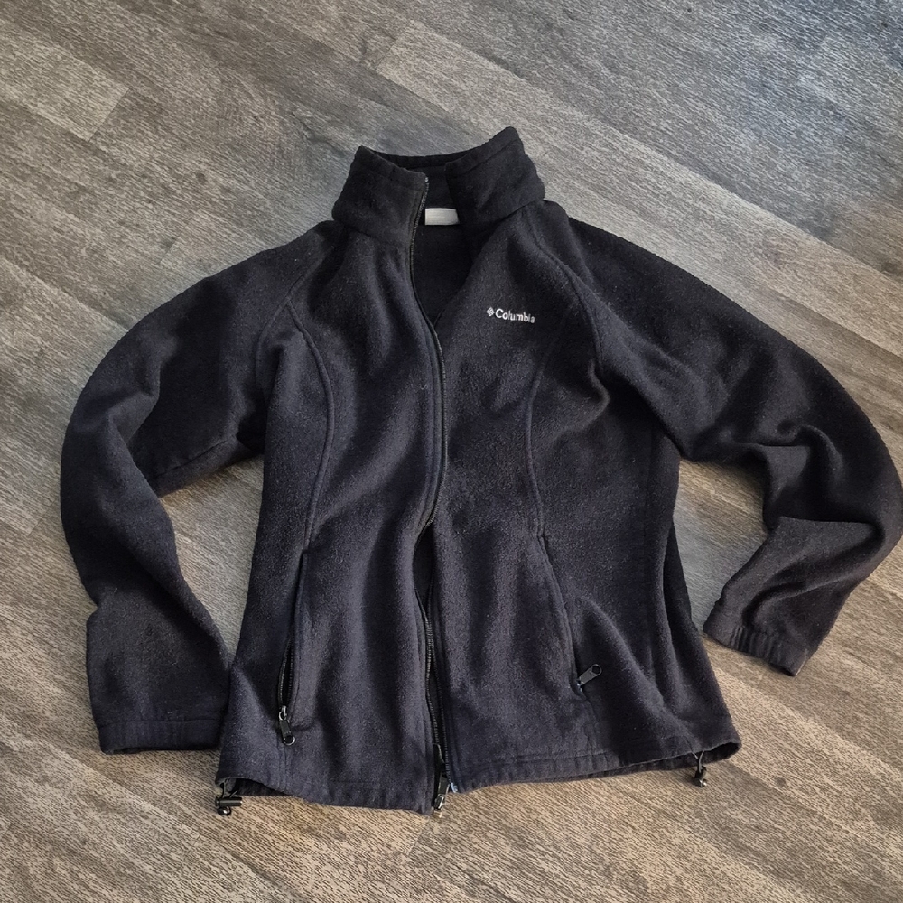 Columbia Black Full-Zip Fleece Jacket